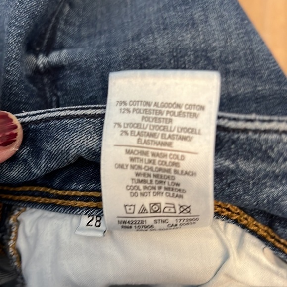 HUDSON COLLIN SKINNY BUTTON FLAP POCKETS MID RISE JEANS SIZE 28 - Picture 8 of 8